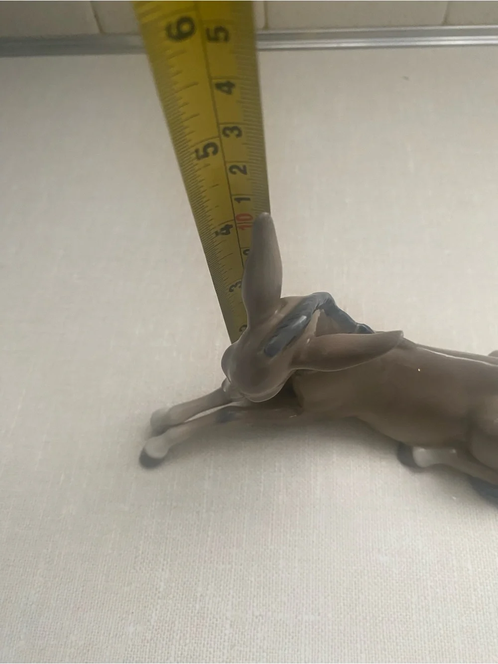 Lladro Nativity Donkey Laying Porcelain Figurine, Glazed Finish VTG F13N